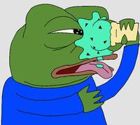 pepe cant eat iceream 