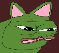 pepe cat hissing 