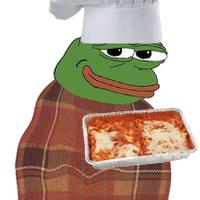 pepe comfy chef lasagna 