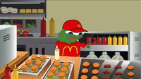 pepe cooking at mcdonalds 