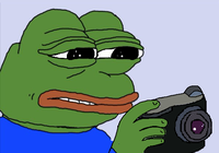 pepe cringe face camera 