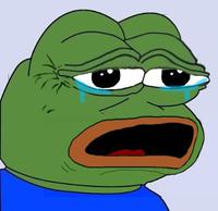 pepe crying wrinkles 