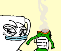 pepe cup drinks frog coffee 