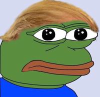 pepe donald trump hair 