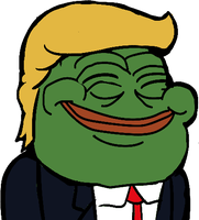 pepe donald trump smiling 