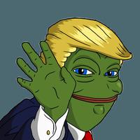 pepe donald trump waving 