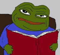 pepe doubtful reading book 