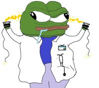 pepe dr shocking himself 