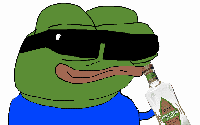 pepe drinks tequila 