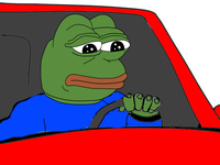 pepe driving car 