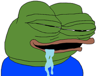 pepe drooling. happypng 