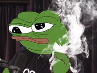 pepe elon rogan smoking 