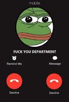 pepe f you department call 
