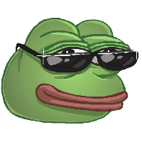 pepe face high def cool shades 