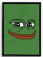 pepe face poster 