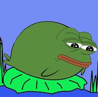 pepe fat sad fish 