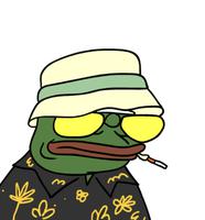 pepe fear and loathing hunter 