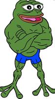 pepe frog feet muscle 