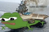 pepe frog russian aircraft carrier 