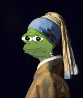 pepe girl with pearl earring high def 