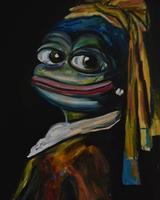 pepe girl with pearl earring 