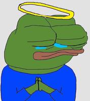 pepe halo pray 