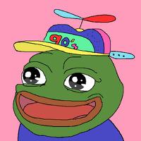pepe happy 90s spinny hat 