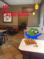 pepe happy chic fil a 