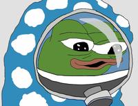 pepe happy cloud hazmat suit 