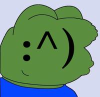 pepe happy face ascii 