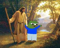 pepe happy walking with jesus 