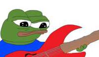 pepe holding big guitar 