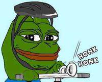 pepe honks bike 