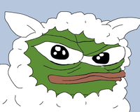 pepe in sheep costume 