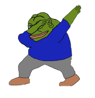 pepe large dabbing 