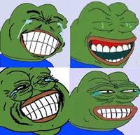 pepe laughing 4 panel 