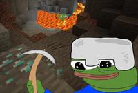 pepe minecraft mining 