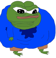 pepe morbidly obese sweating 