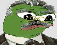 pepe old mustache glasses 