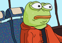pepe on bus scared 