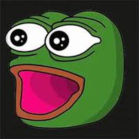 pepe open mouth excited 