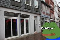 pepe outside of closed store 