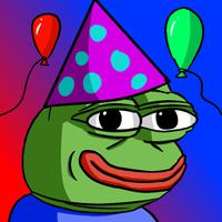 pepe party hat balloons 