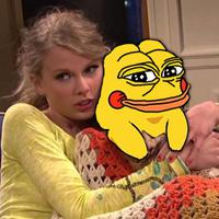 pepe pikachu hugged by taylor swift 