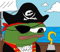 pepe pirate with hook 