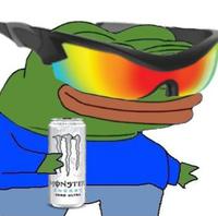 pepe polarized sunglasses drinking monster 