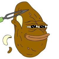 pepe potato being peeled 