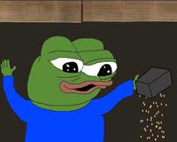 pepe pouring out box 