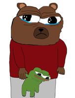 pepe puppet held by bobo 
