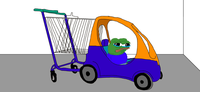 pepe racing buggy shopping cart 